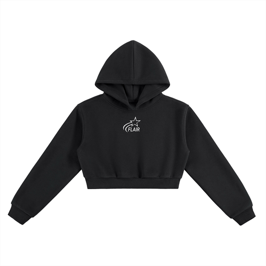Women's Centered Logo Cropped Hoodie (Multiple Colors Available)