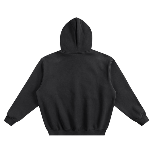 Flair Fleeced Boxy Hoodie (Two Color Options)