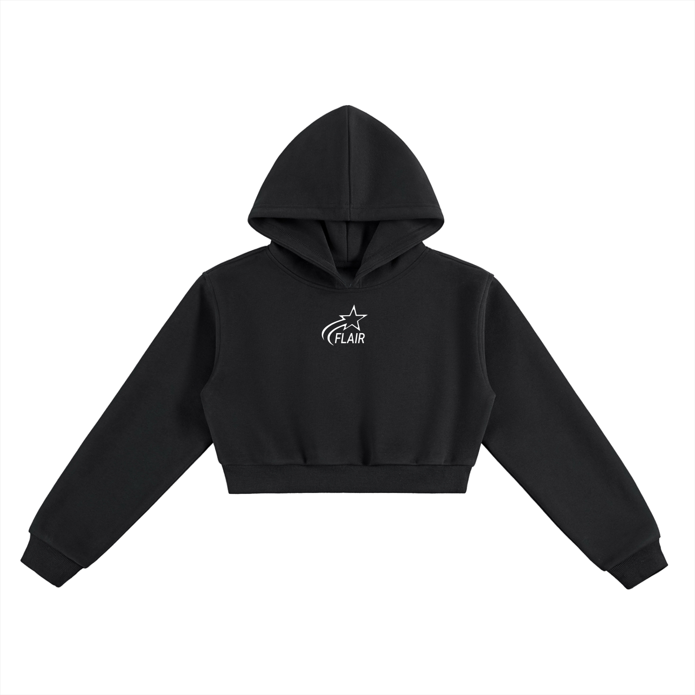Women's Centered Logo Cropped Hoodie (Multiple Colors Available)