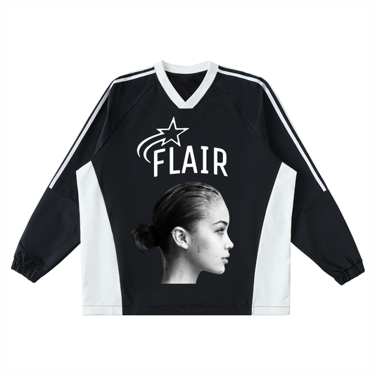 Flair Side-Profile Striped Long Sleeve Jersey