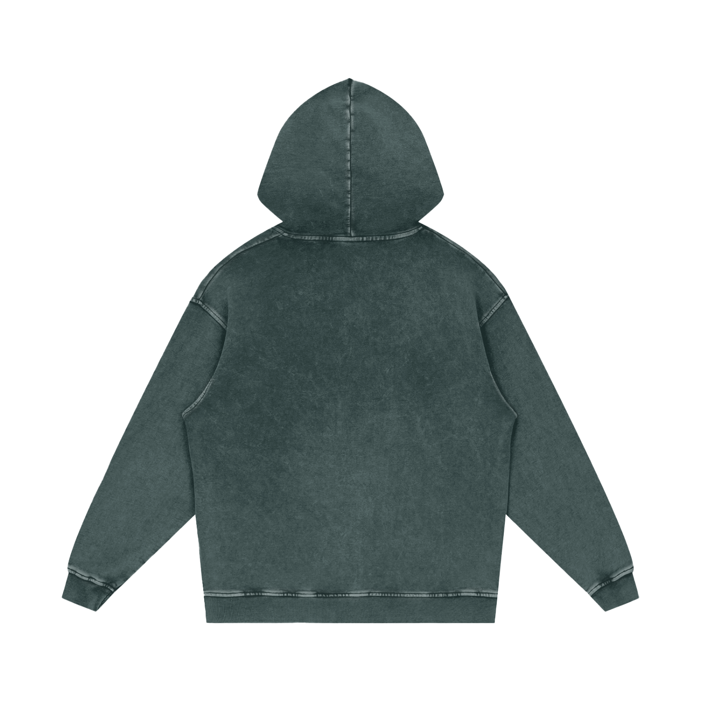 Flair Snow Washed Loose Cotton Hoodie (Multiple Colors Available)