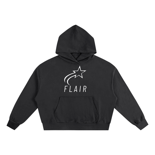 Flair Logo Boxy Oversized Hoodie (Multiple Colors Available)