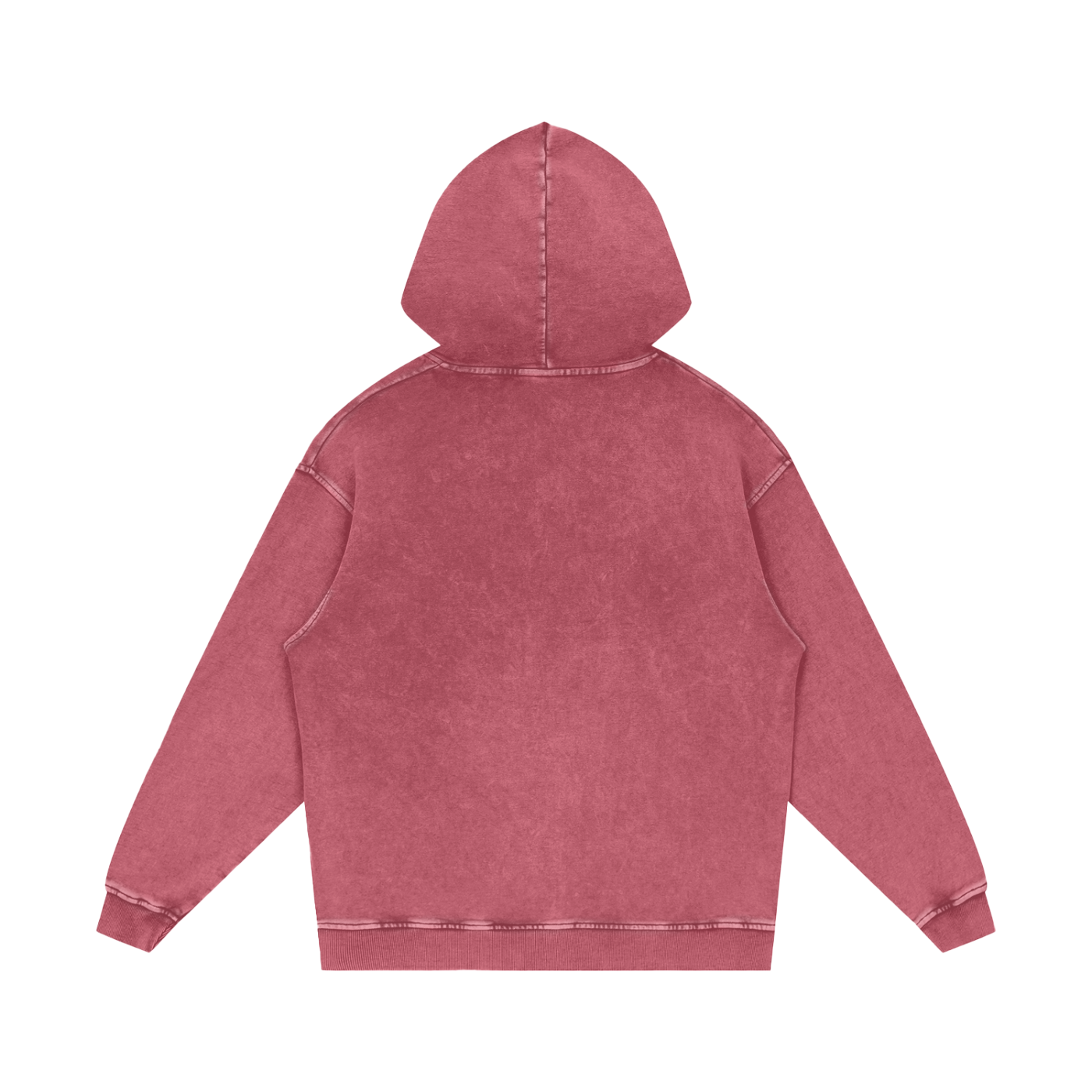 Flair Snow Washed Loose Cotton Hoodie (Multiple Colors Available)