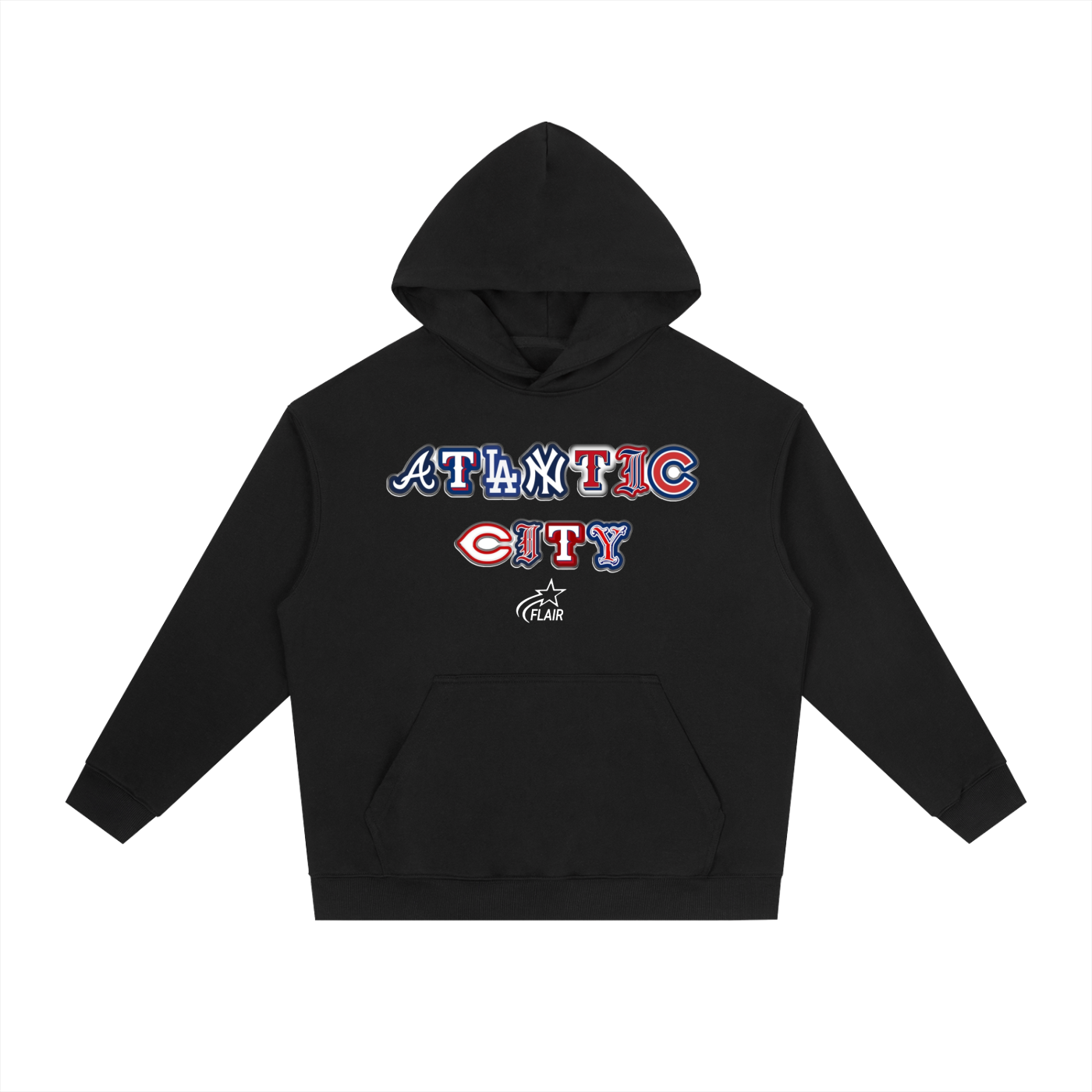Atlantic City/Justin-TIME Heavyweight Drop-Shoulder Hoodie