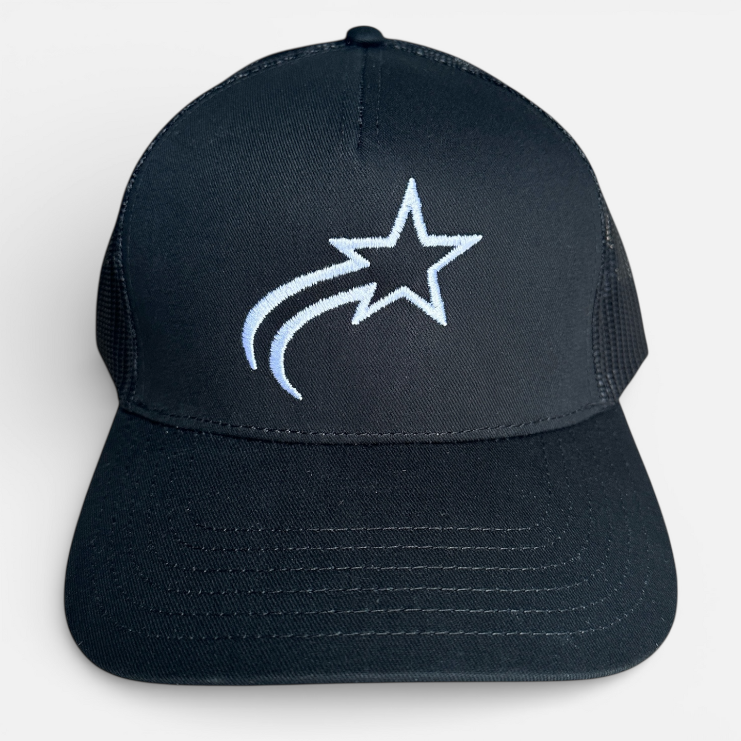 Hat - Trucker Black Flair Star Logo