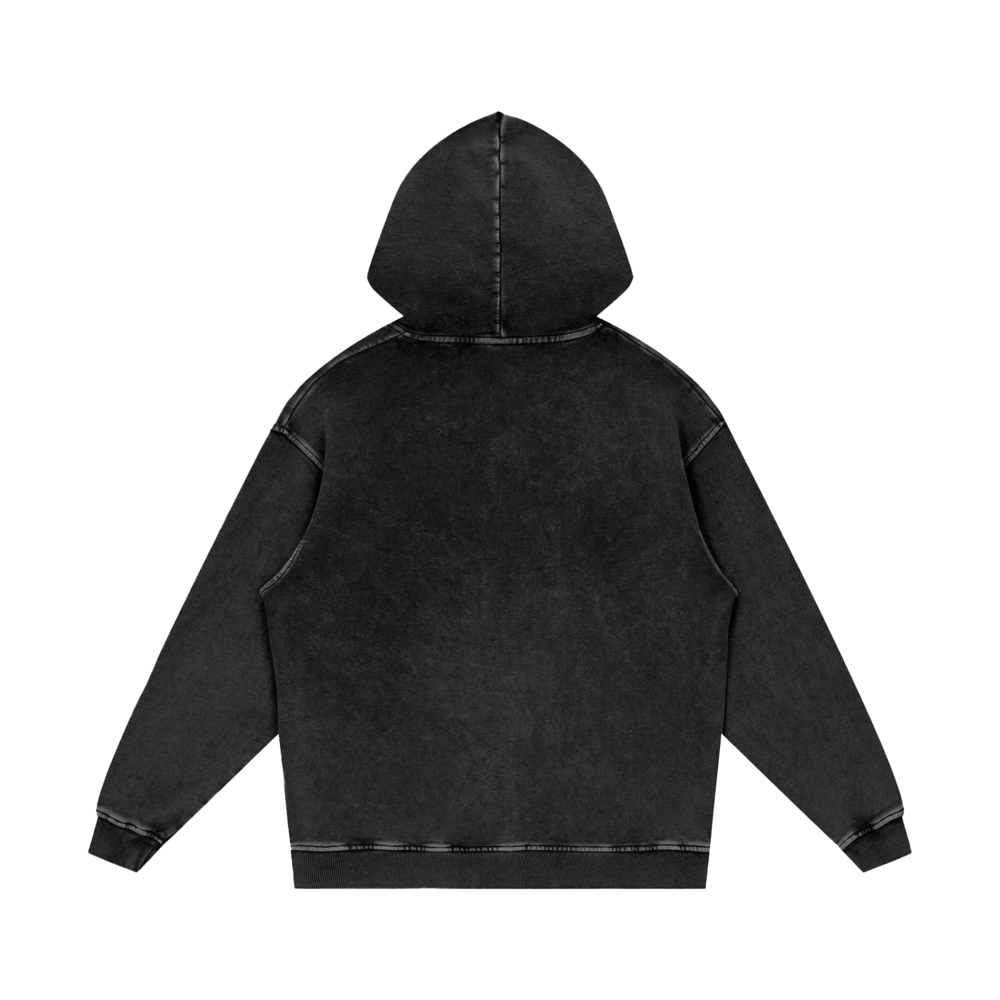 Flair Snow Washed Loose Cotton Hoodie (Multiple Colors Available)