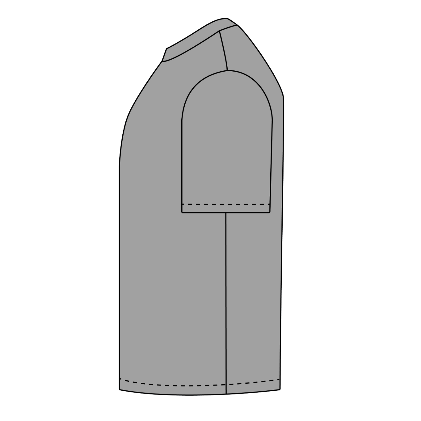 T-Shirt American Flag Flair Heavyweight Cotton