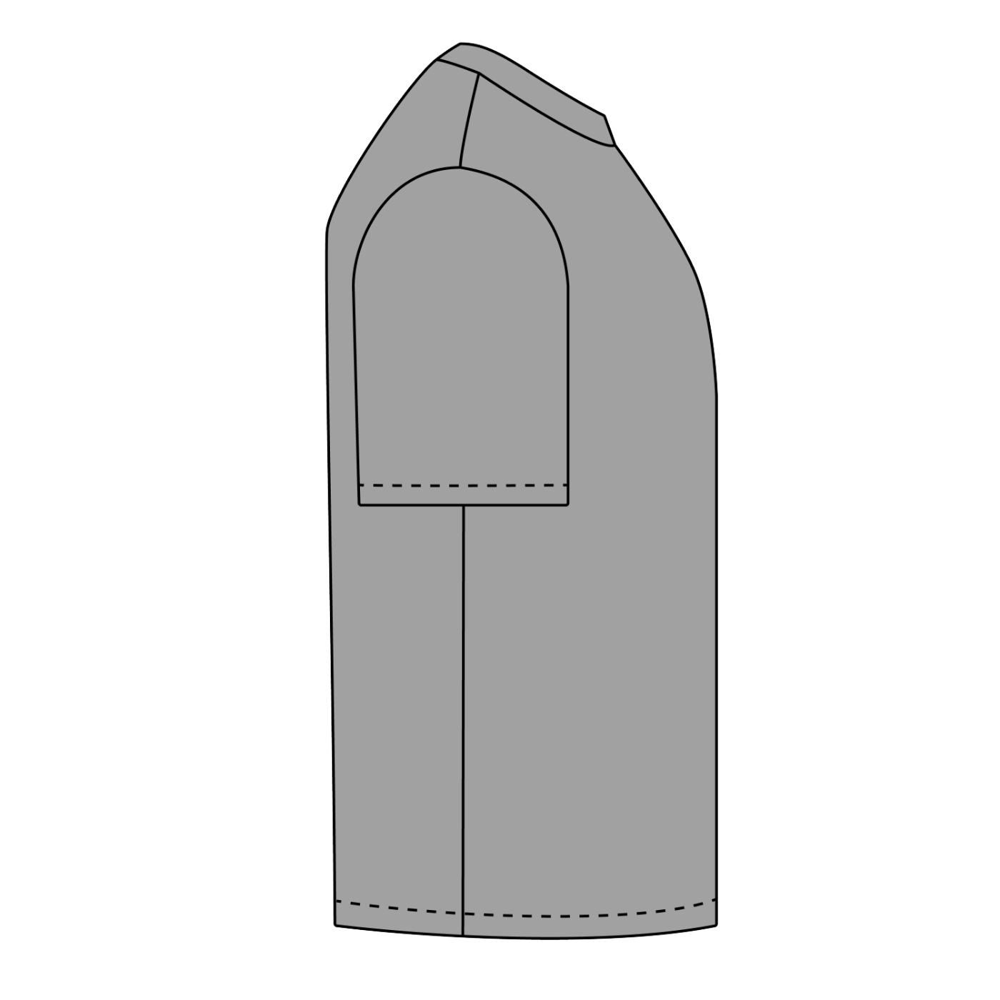 T-Shirt American Flag Flair Heavyweight Cotton