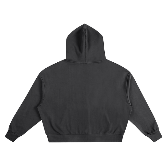 Flair Logo Boxy Oversized Hoodie (Multiple Colors Available)